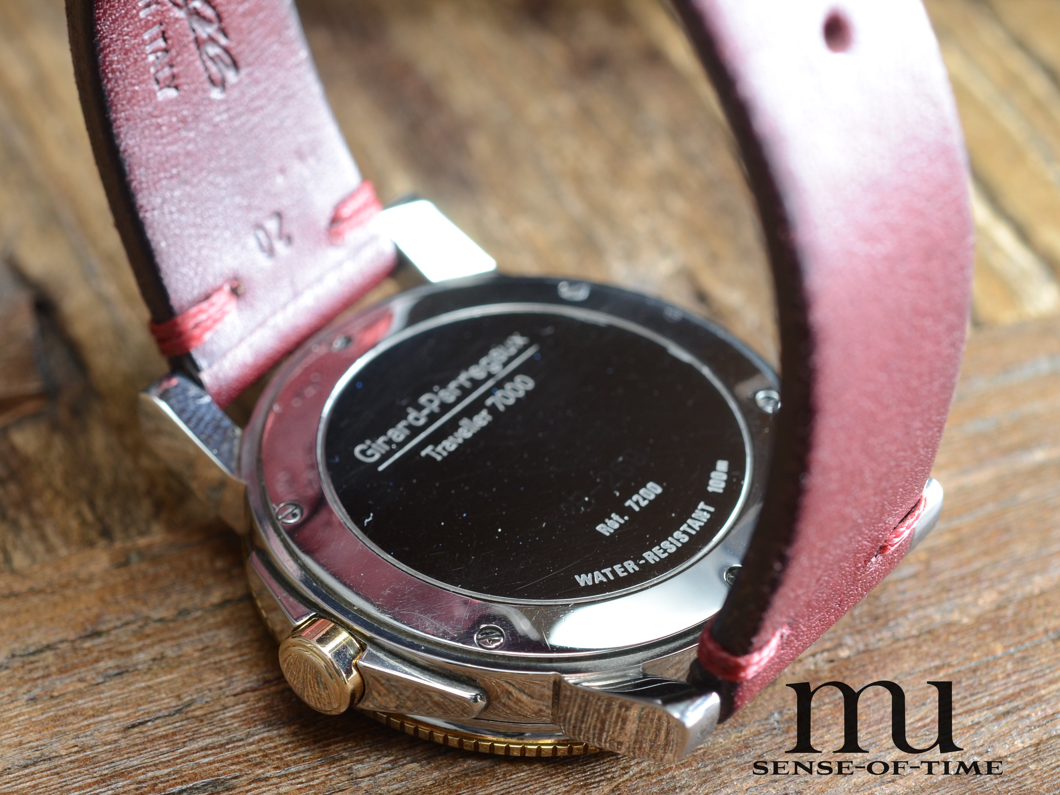 Girard Perregaux Traveller Stahl/Gold Pepsi, Ref: 7200