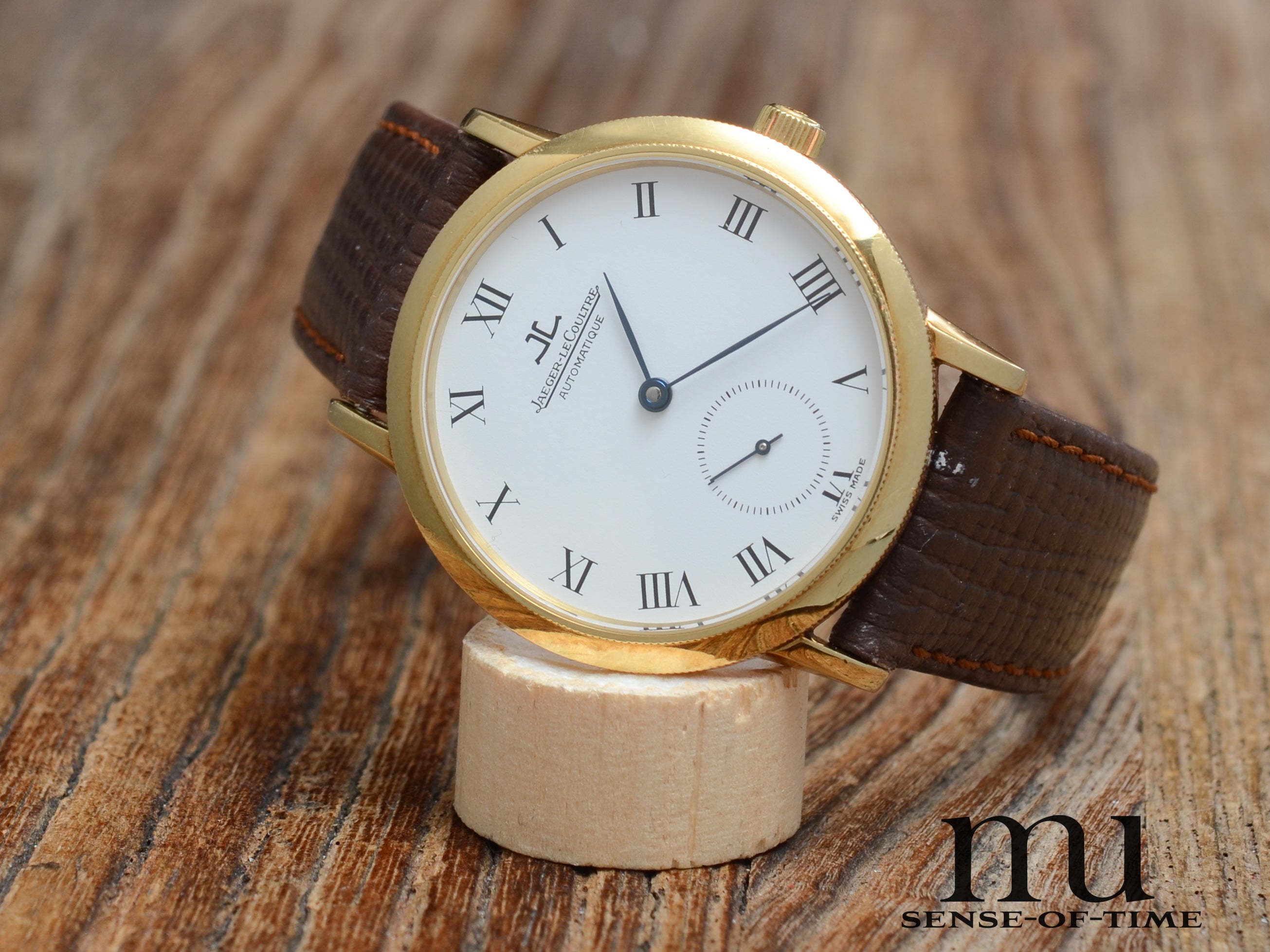 Jaeger leCoultre Gentilhomme 18kt Gold Automatik Cal. 889, Ref: 155.1.9