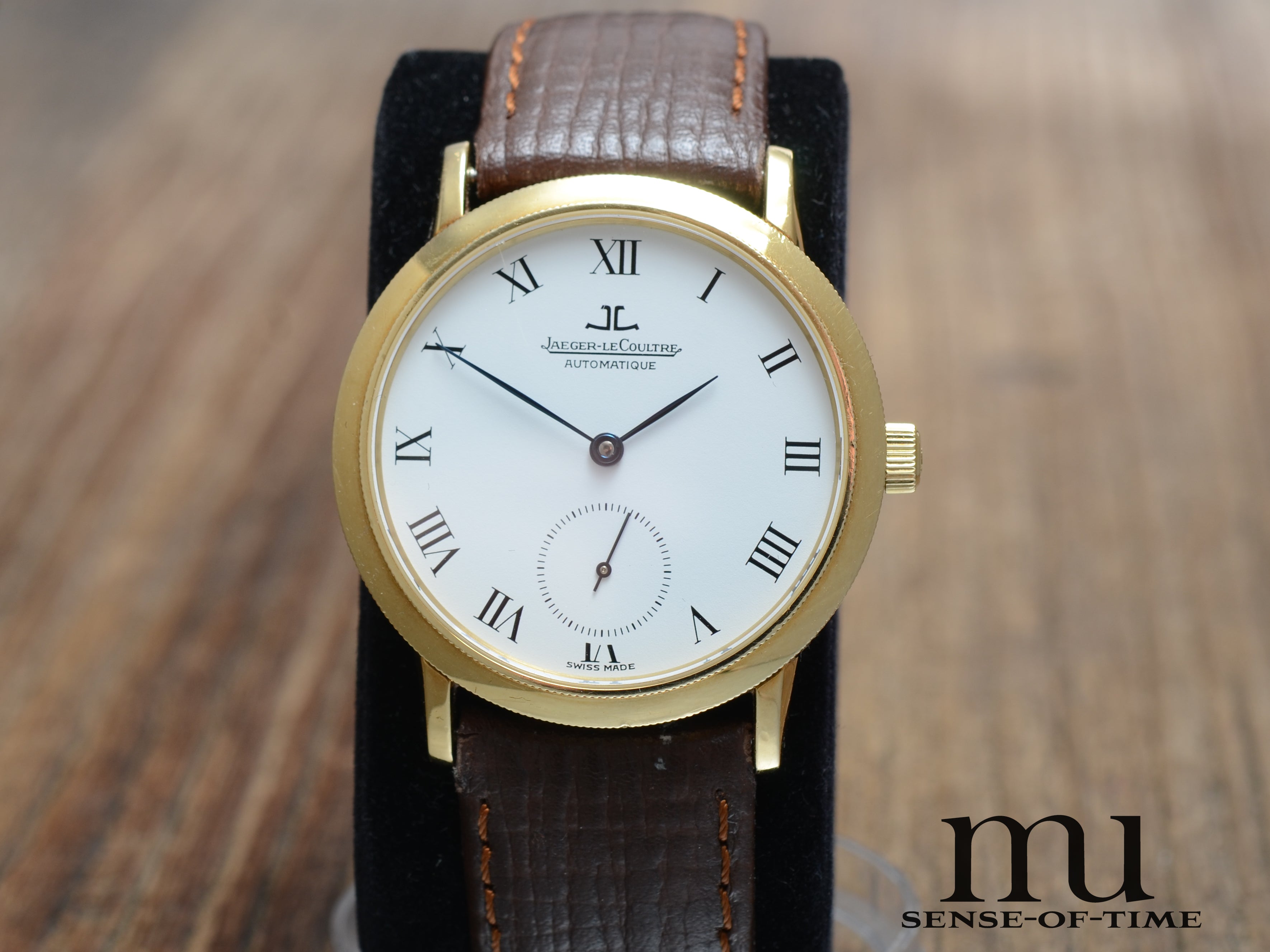 Jaeger leCoultre Gentilhomme 18kt Gold Automatik Cal. 889, Ref: 155.1.9