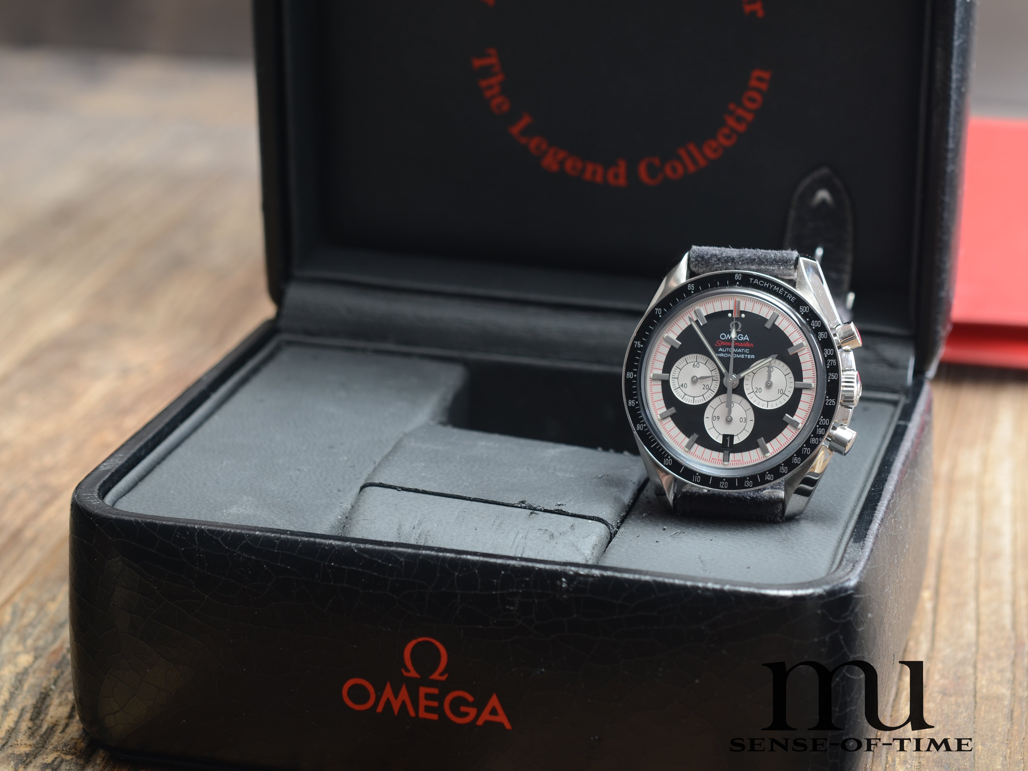 Omega Speedmaster Limited Edition Michael Schumacher mit Omega Service 5/2026, Ref.: 3507.51.00