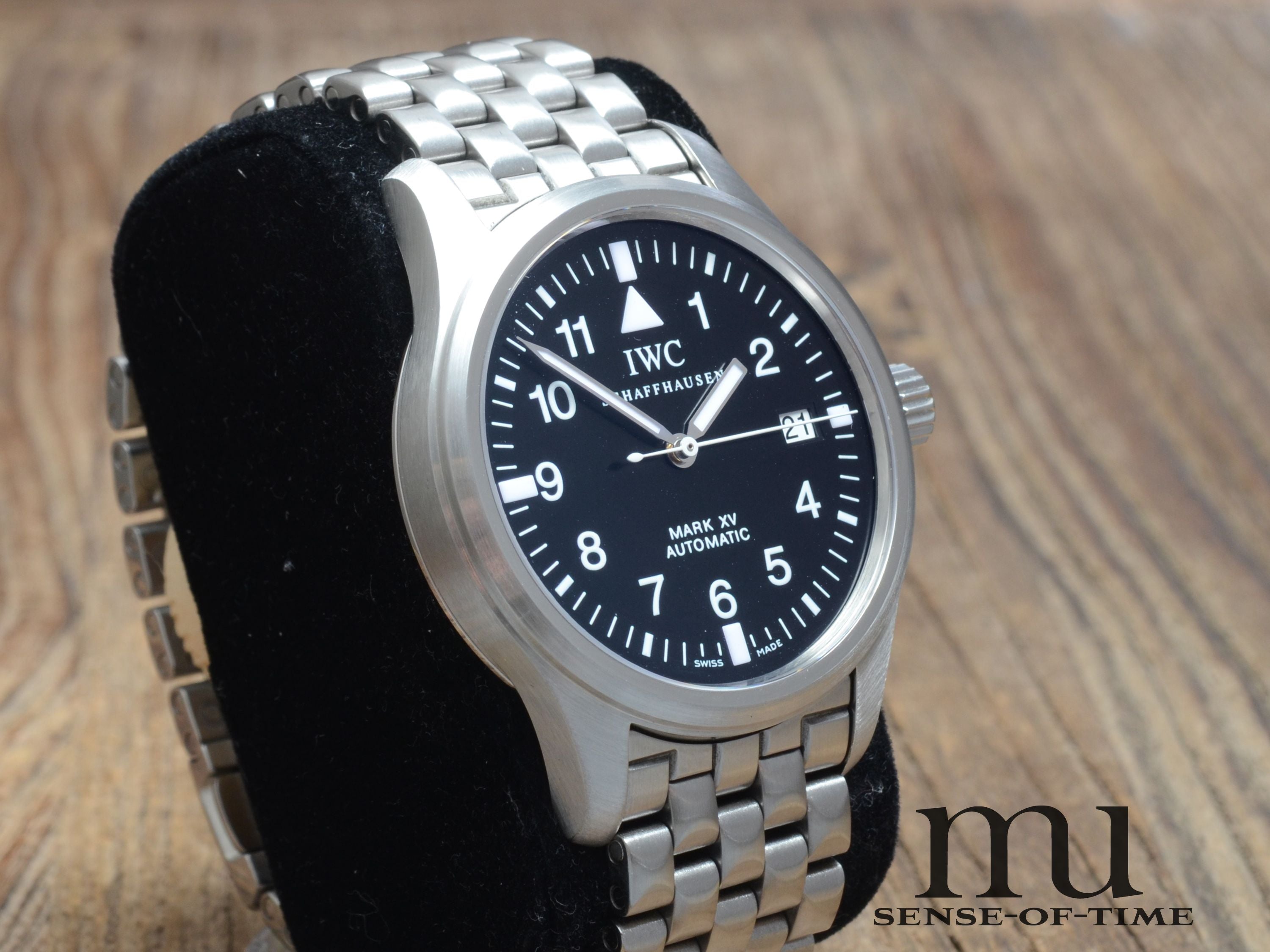 IWC Mark XV Fliegeruhr mit Stahlband Pilot's Watch, IW3253