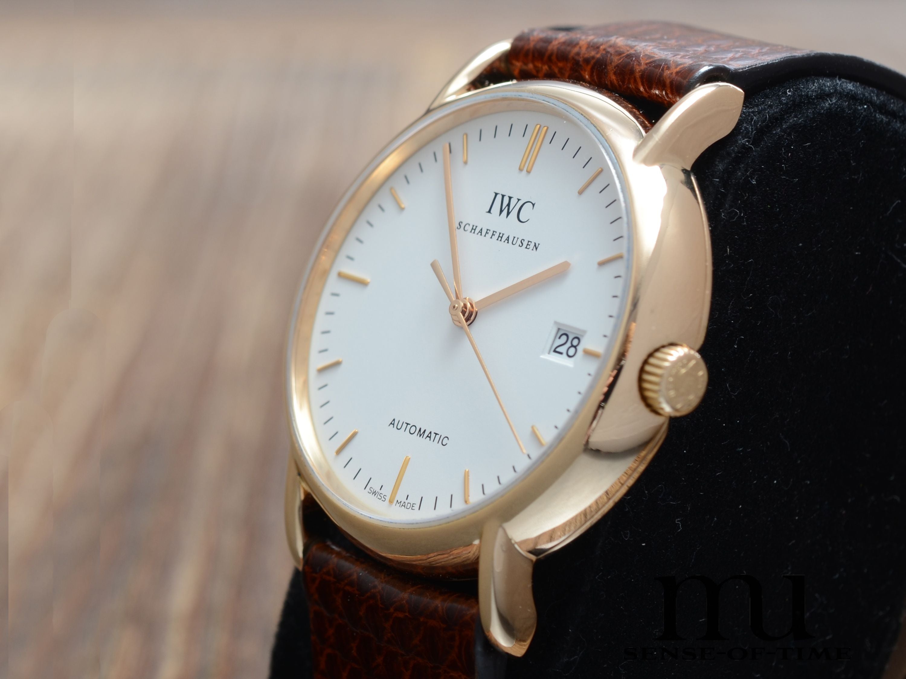 IWC Portofino 18kt Roségold 38mm, weißes Zifferblatt, Ref.: IW3533