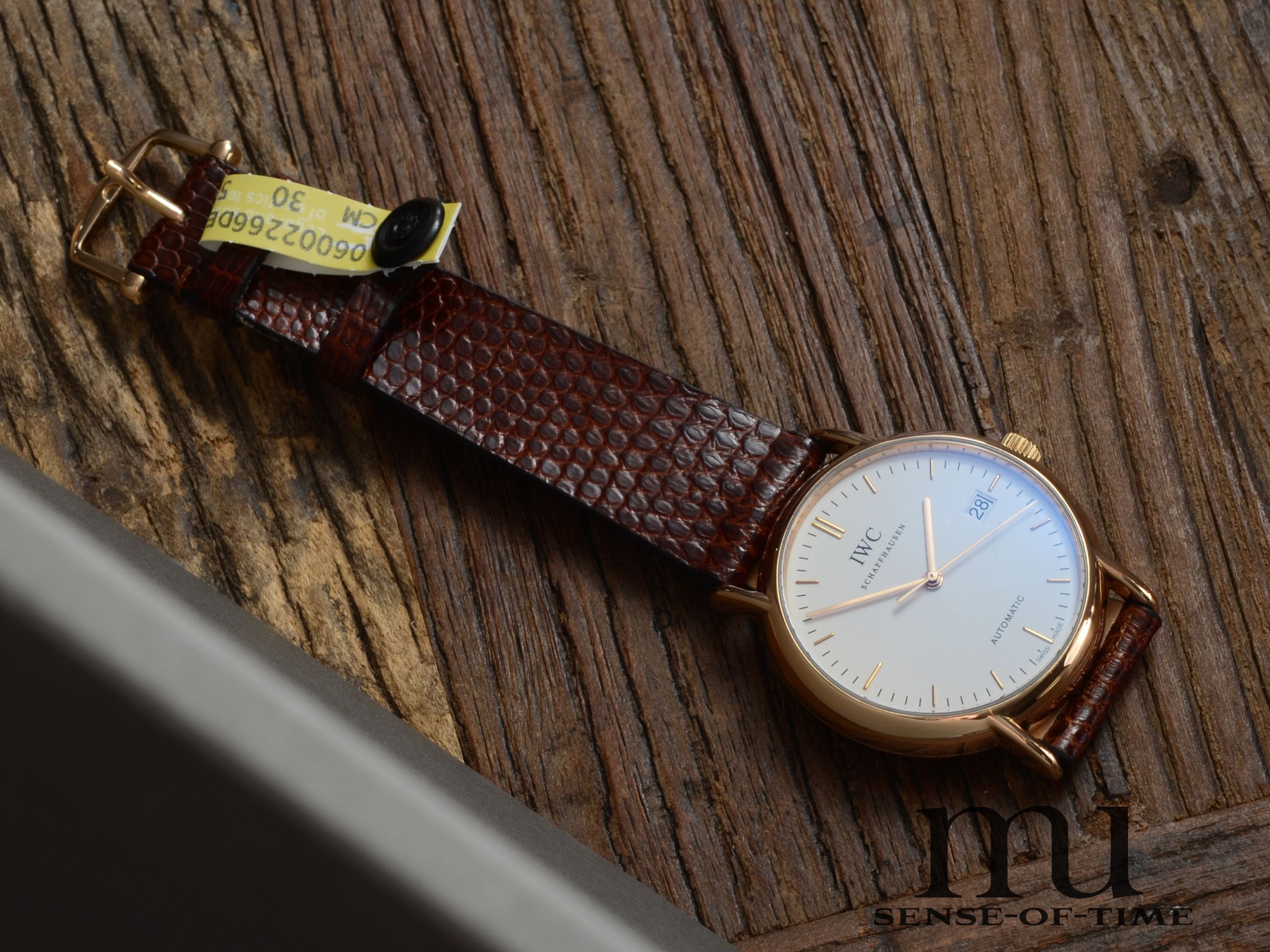 IWC Portofino 18kt Roségold 38mm, weißes Zifferblatt, Ref.: IW3533