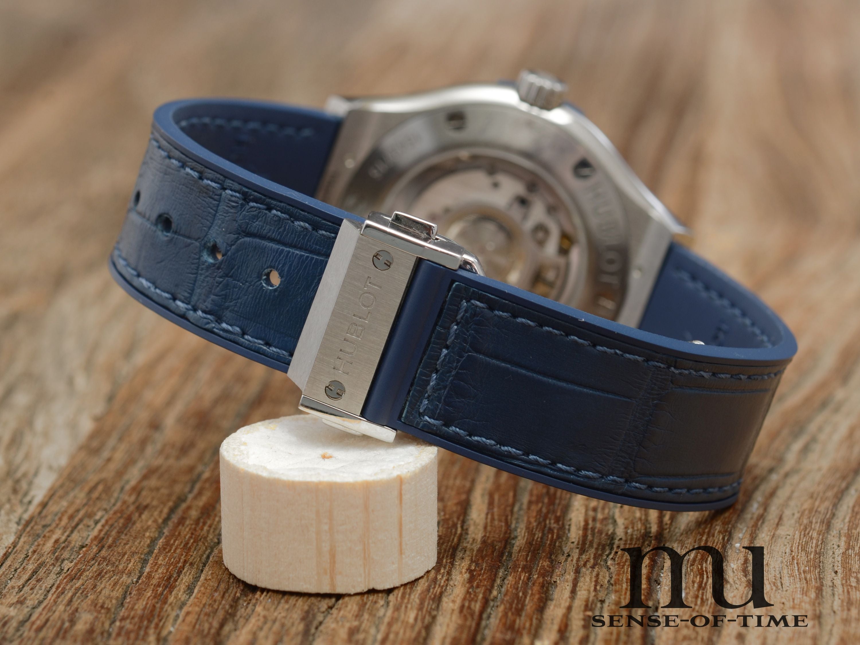 Hublot Classic Fusion, Medium 38mm, Blaues Zifferblatt