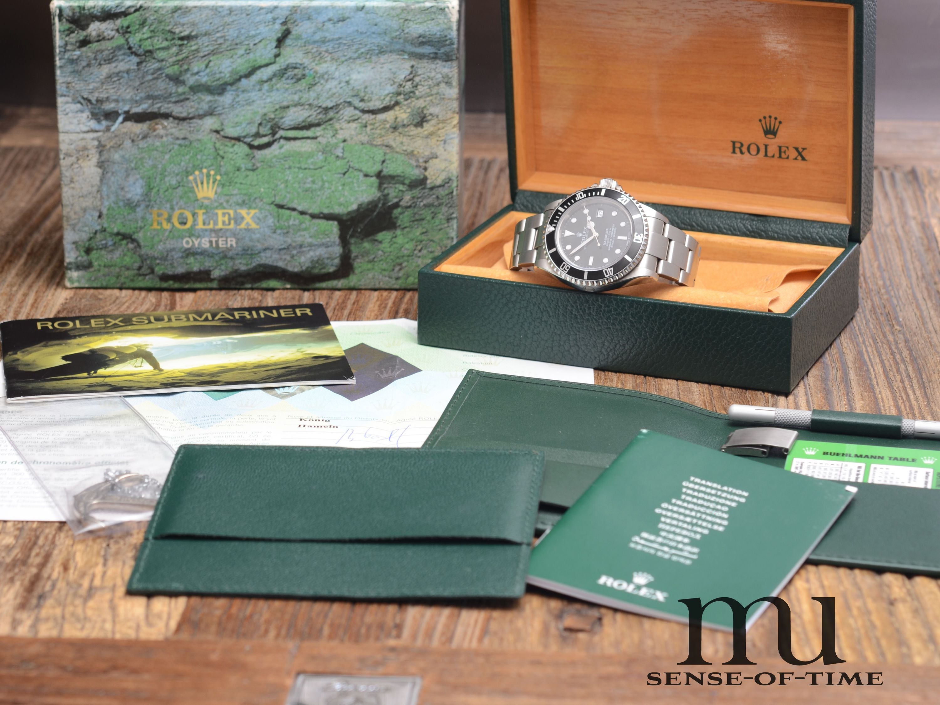 Rolex Sea Dweller 4000 LC100 mit Tool Kit, Ref.: 16600