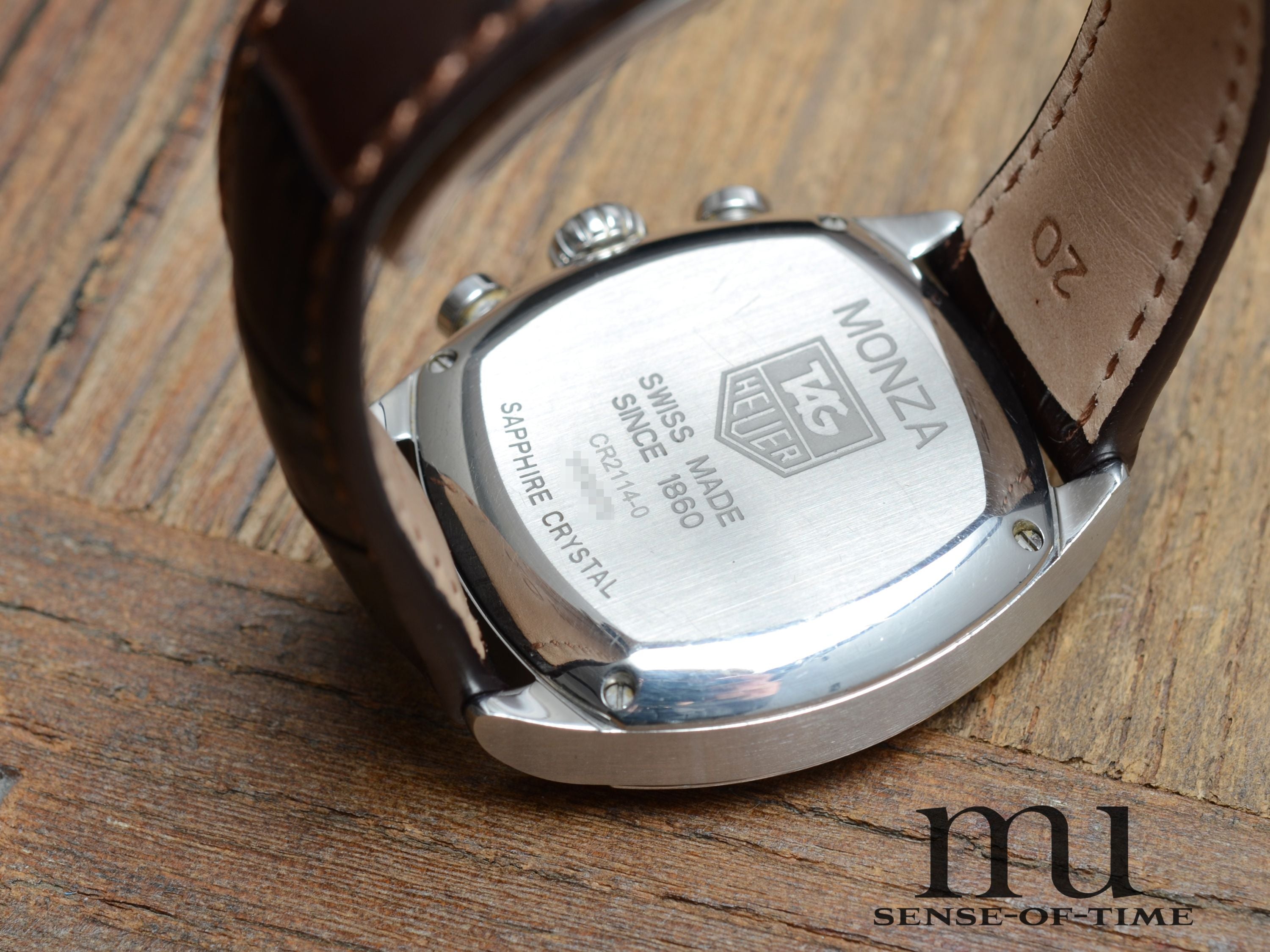 Tag Heuer Monza Chronograph, weißes Zifferblatt, Ref.: CR2114