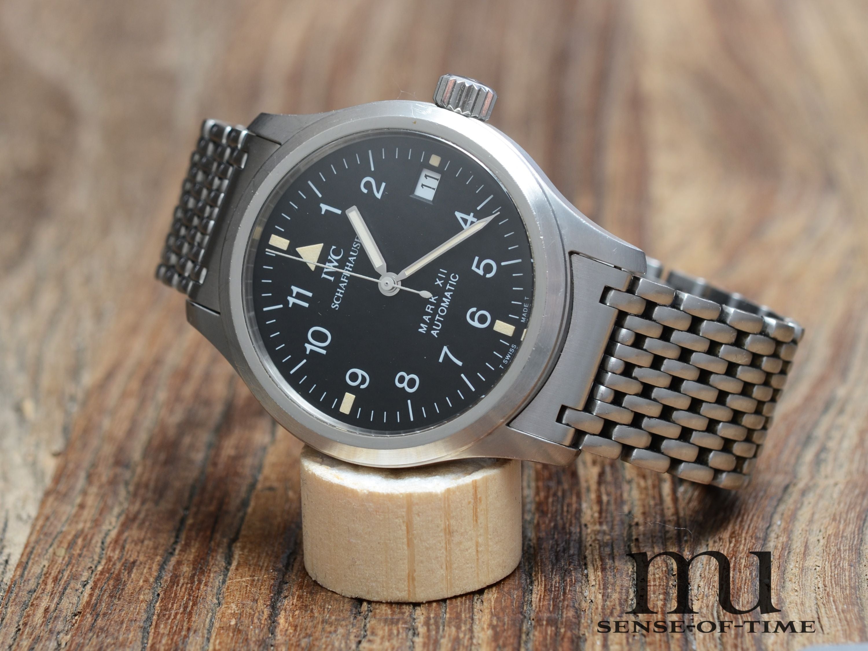 IWC Mark XII Fliegeruhr 36mm Tritium Beads of Rice-Bracelet