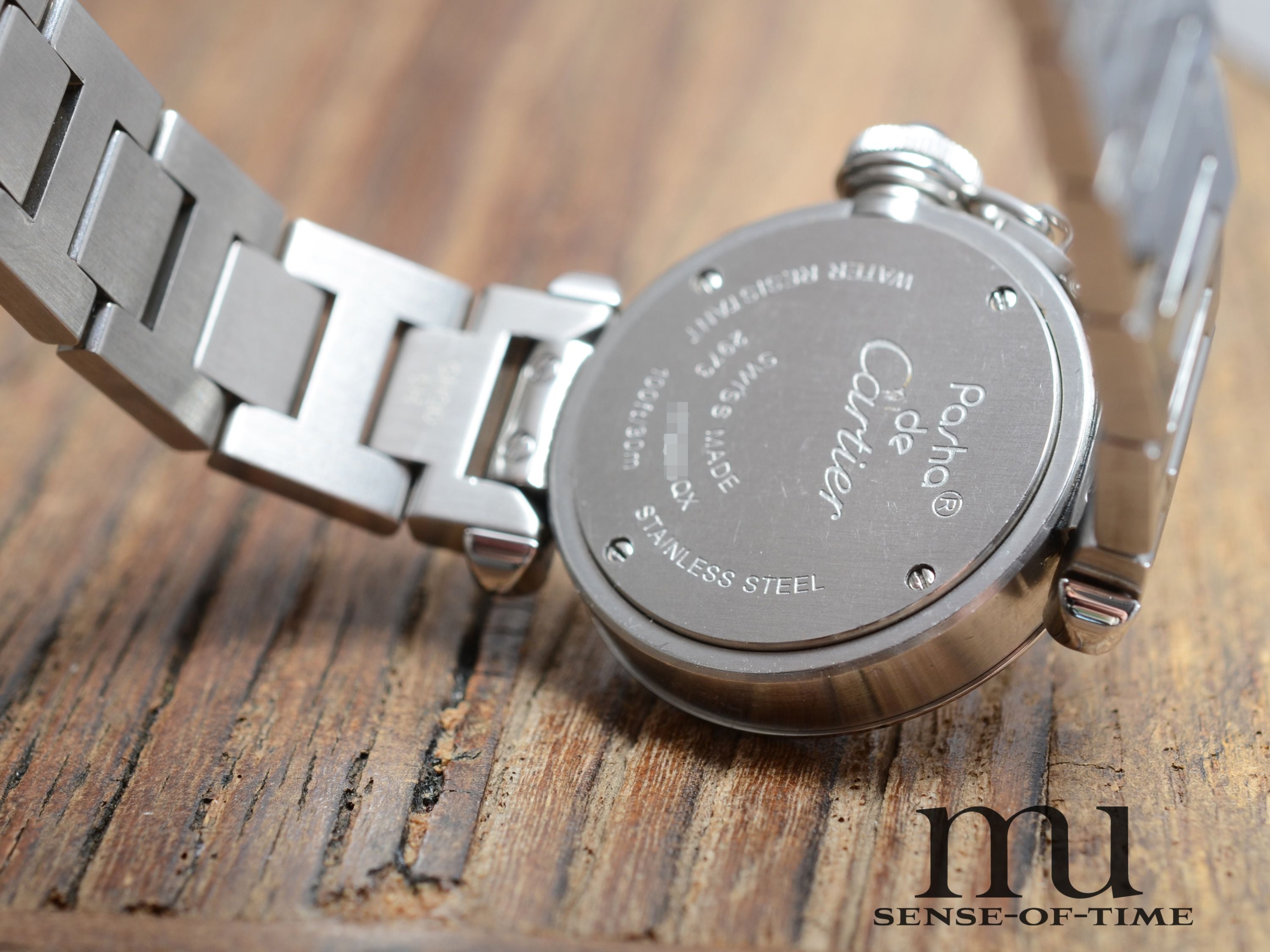 Cartier Miss Pasha Lady 27mm, Stahl, Ref.: 2973