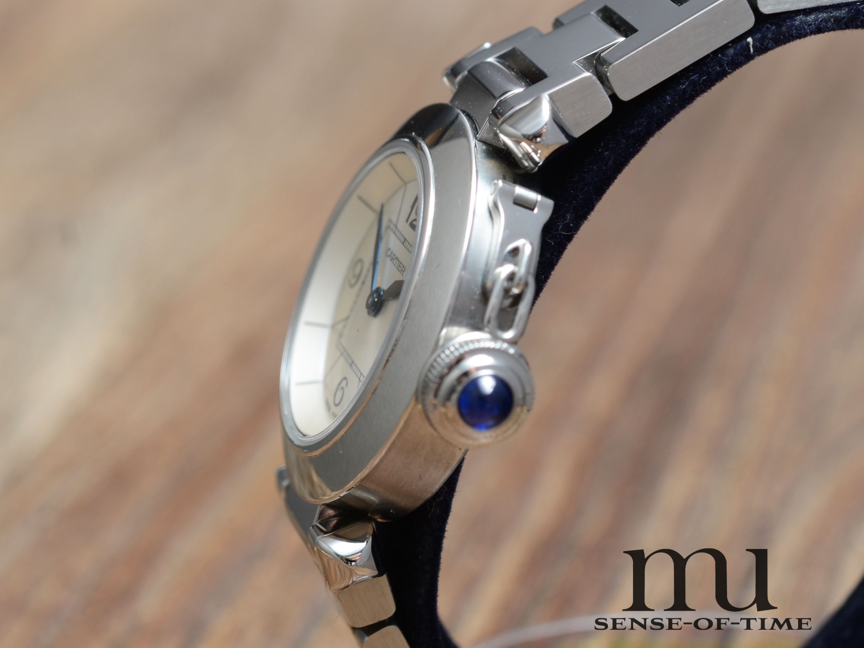 Cartier Miss Pasha Lady 27mm, Stahl, Ref.: 2973