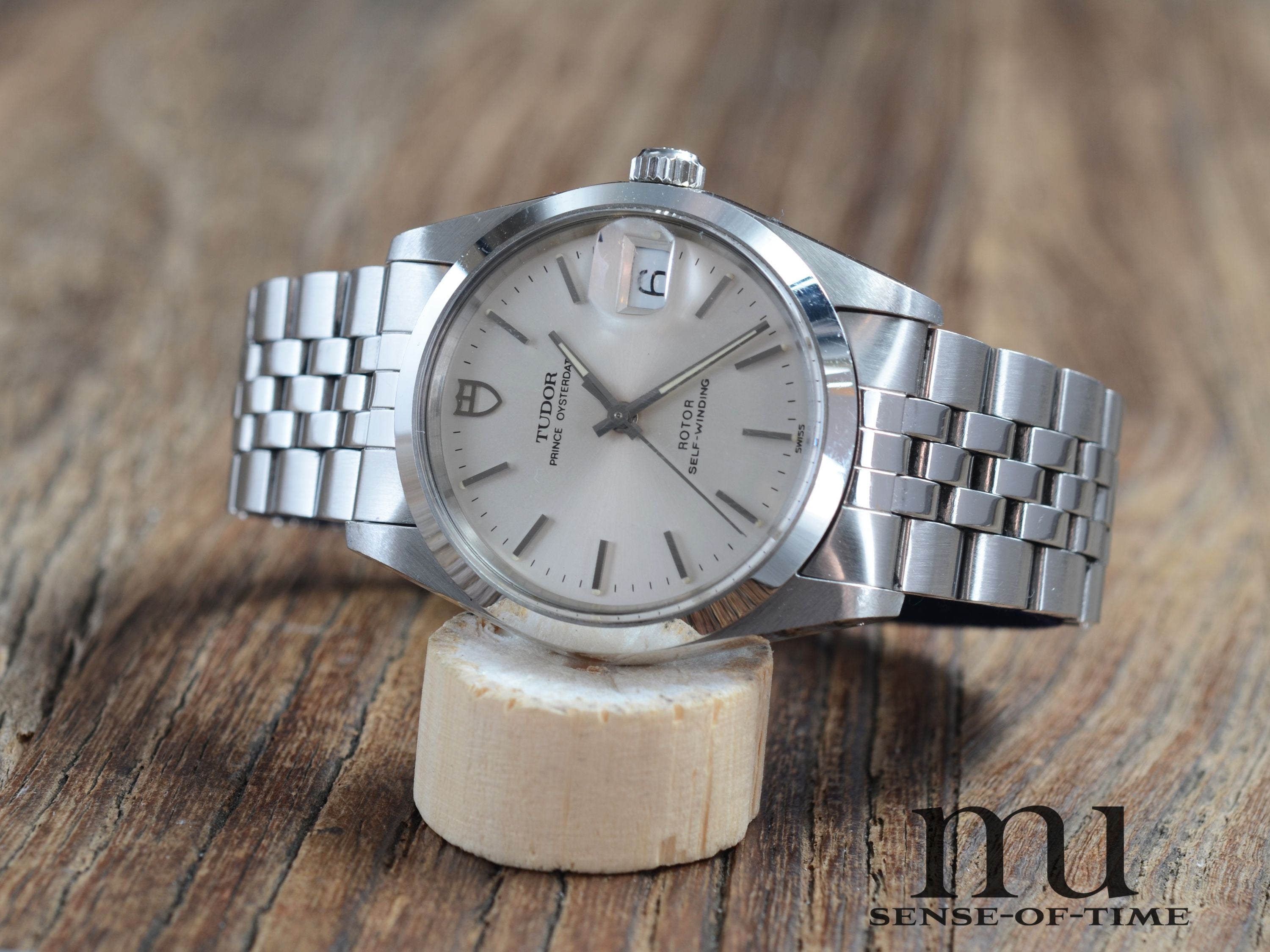 Tudor Prince Date Automatik 34mm, Rolex-Caseback-Signatur, Ref.: 74000