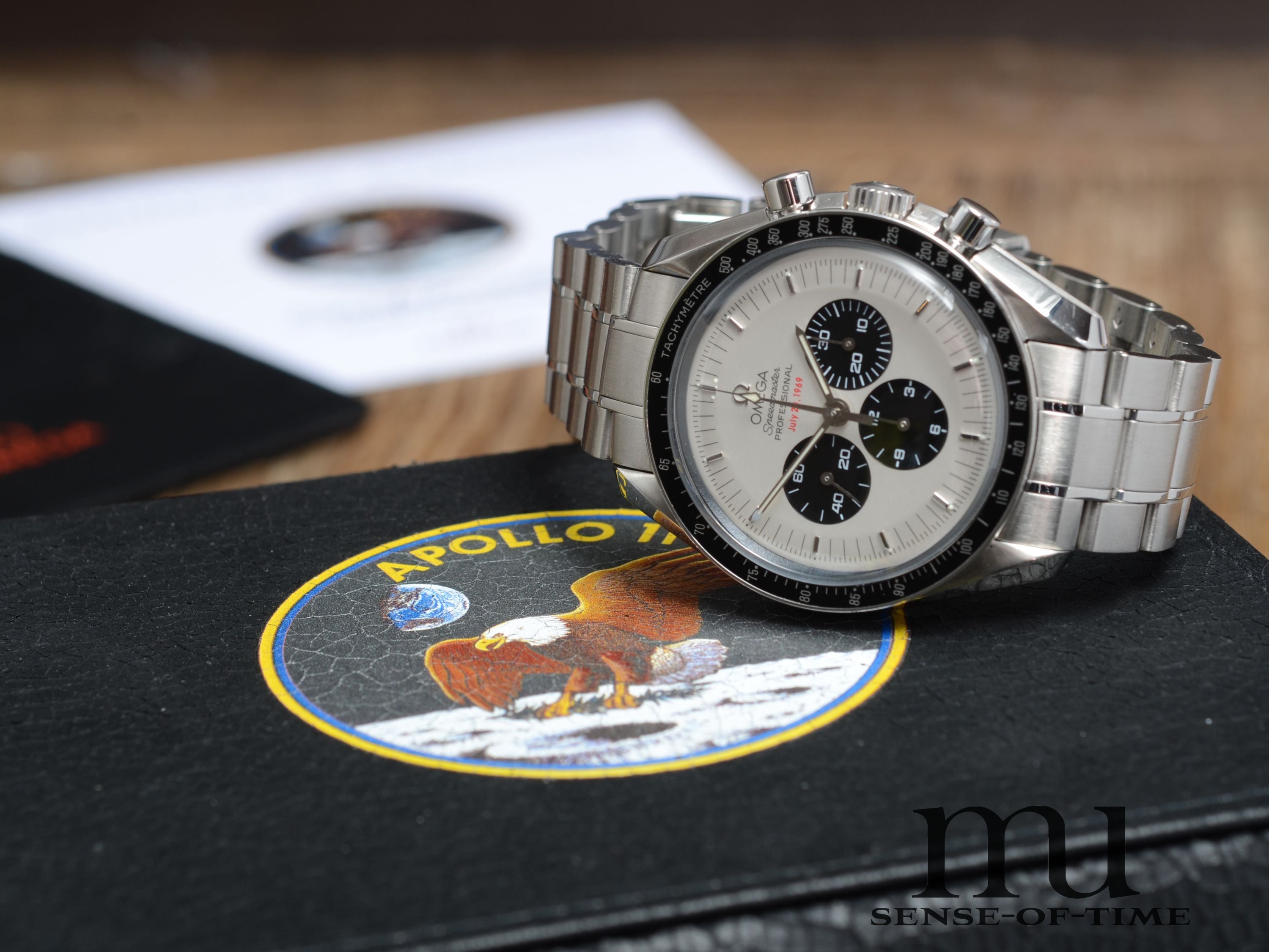 Omega Speedmaster Apollo XI 35th Anniversary Panda Dial Limited Edition, Full Set